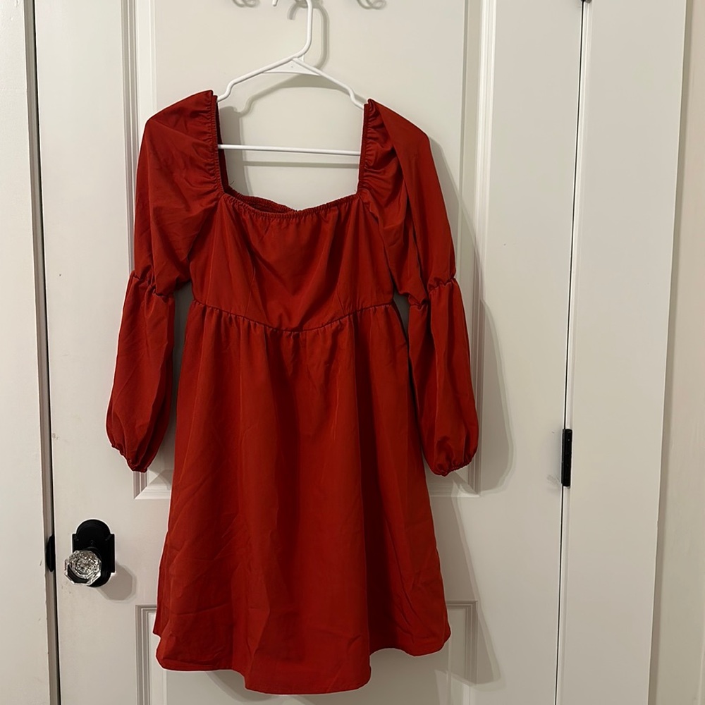 Red dress